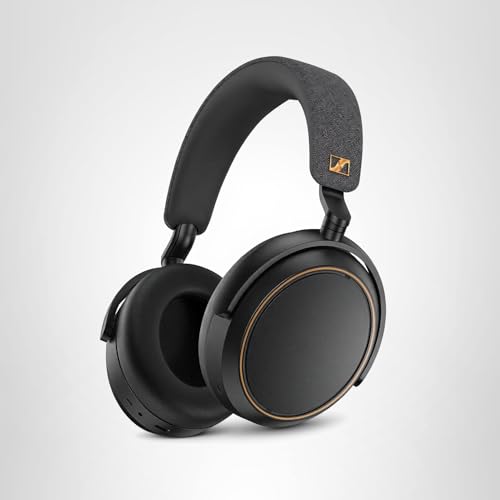 Sennheiser Momentum 4 Wireless Noise Cancelling Headphones - Bluetooth Headset for Crystal-Clear Calls with Adaptive Noise Cancellation, Over-Ear Headphones, 60h Battery Life, Folding Design, Brown