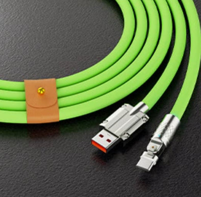 Mecha Elbow 180 Rotating Data Cable Reinforced