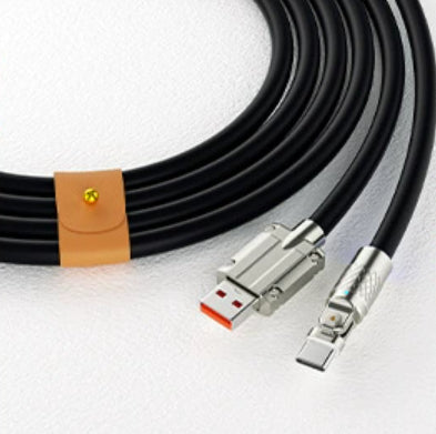 Mecha Elbow 180 Rotating Data Cable Reinforced