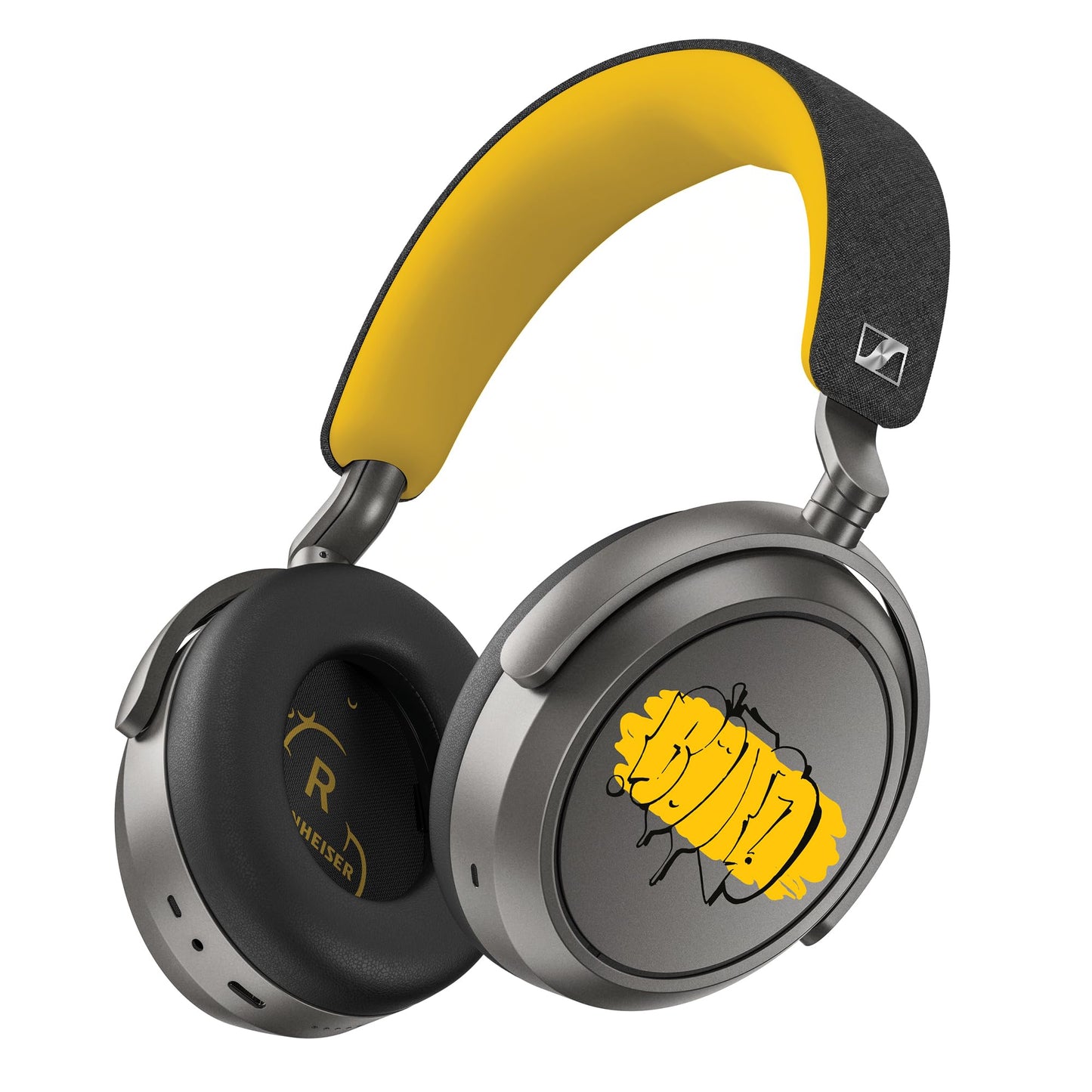 Sennheiser Momentum 4 Wireless Noise Cancelling Headphones - Bluetooth Headset for Crystal-Clear Calls with Adaptive Noise Cancellation, Over-Ear Headphones, 60h Battery Life, Folding Design, Brown