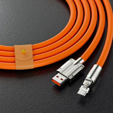 Mecha Elbow 180 Rotating Data Cable Reinforced